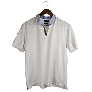 Massimo Dutti White Button Collared Shirt